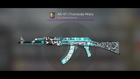 frontside misty stolen art Description [ edit ] Appearance history AK-47 | Frontside Misty was added to the game on September 17, 2015, as part of The Shadow Collection, which was released alongside